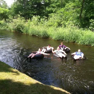 River's Edge Apple River Tubers having a great time! This could be you!! Call now!