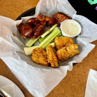 Thai Chili &amp; Honey BBQ Boneless Wings