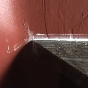 Would have looked better with a gap rather than having white caulking smeared everywhere. Looks very amateur.