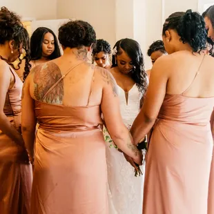 The quiet moment just before the ceremony.