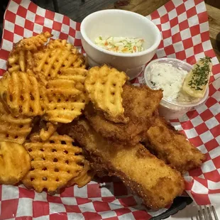 fish, seafood, fish and chips, food