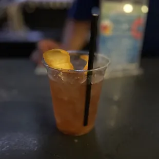 Mezcal smoked old fash sho