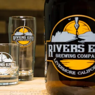 We offer a large selection of beers on tap and both cans and growlers to carry out!