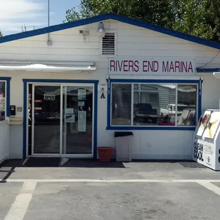 Front of our marina store