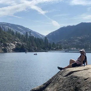 Pinecrest lake at the dam