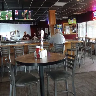 Bar and dining area, view looking southwest from the pull-tab booth.