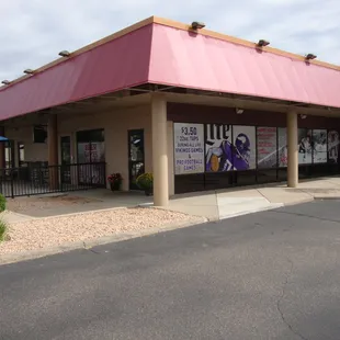 Outside of the building.  Where's your business name?  What about the banner that fell off?