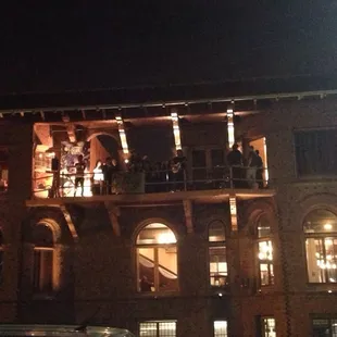 Live music on the balcony of the Life Arts Center!