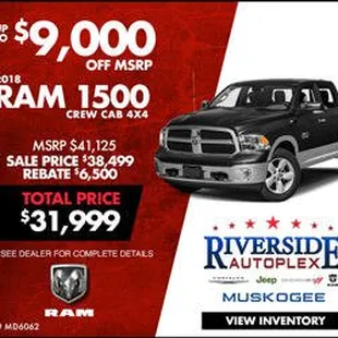 Dodge Ram 1500 up to $9,000 off MSRP!