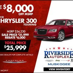 Chrysler 300 up to $8,000 off MSRP!