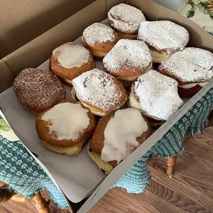 a box of doughnuts