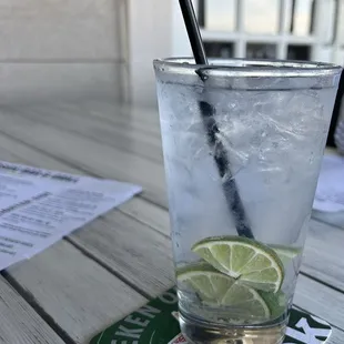 Very generously poured G&amp;T