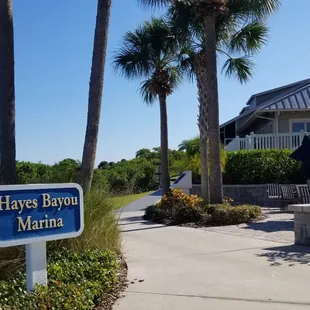 the entrance to the restaurant