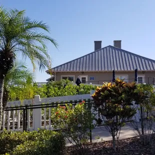 a view of the house from the street
