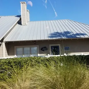 the exterior of the restaurant