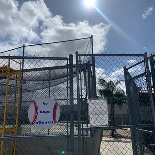 Said it was raining so they are closed !  kids didn't get a chance to play baseball :/