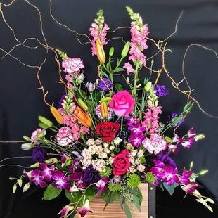 Beautiful arrangement for a Celebration of life.