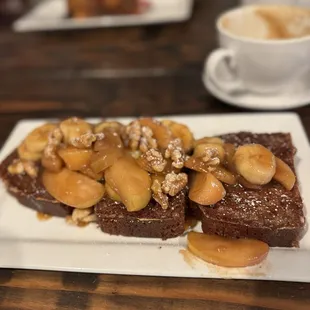 Bananas foster French toast