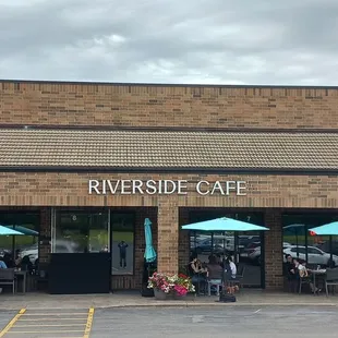 outside