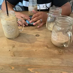 Vanilla white chocolate Mocha lattes