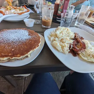 Combo with pancakes