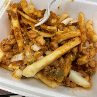 Chili cheese Chill Fries