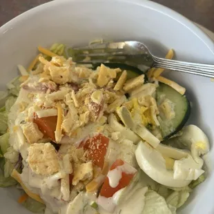 Side salad with ranch