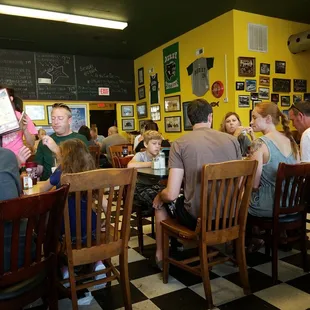 diners sitting at tables