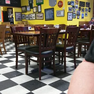 Large, airy, comfortable seating!