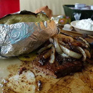 Liver and onions.
