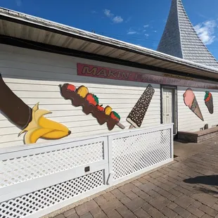 the exterior of the building