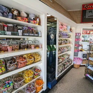 the inside of the store