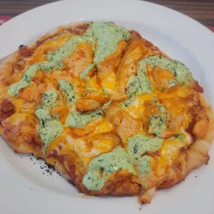 Buffalo chicken pizza