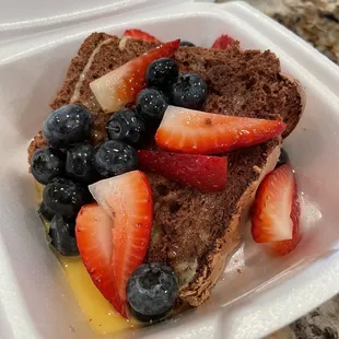 Chocolate angel food cake