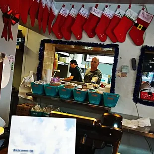 a view of the kitchen