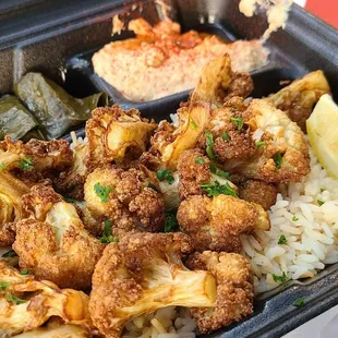 Cauliflower plate at Fufu