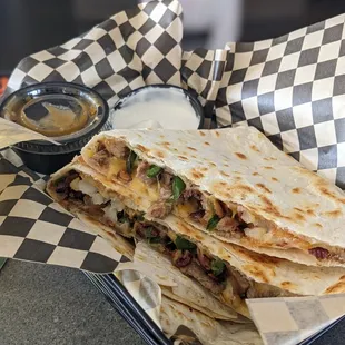 Tri Tip Quesadilla