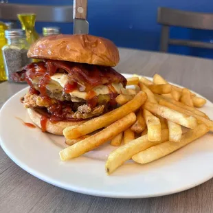 The Outlaw Burger named after Outlaw Country 103.7