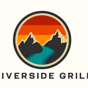 the logo for riverside grill