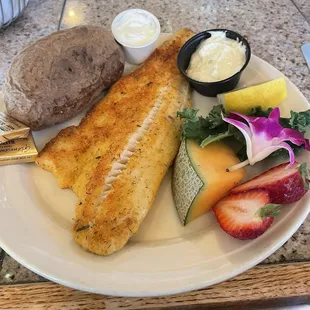 Parmesan Crusted Walleye