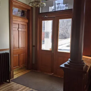 Bar and hotel entrance