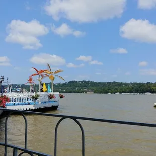 Not a bad view for lunch