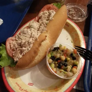 Tuna sandwich.