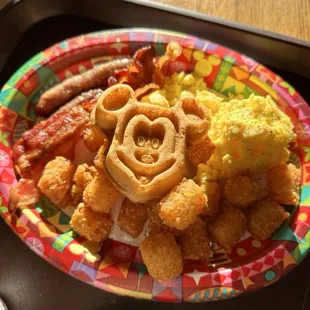 Waffle Bounty Platter