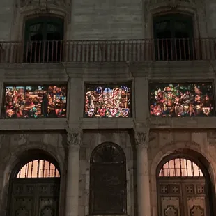 Outside front entrance