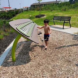 A big xylophone