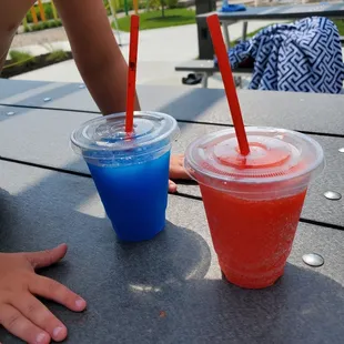 Slushies from business next door