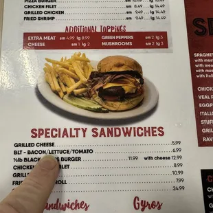 Menu.