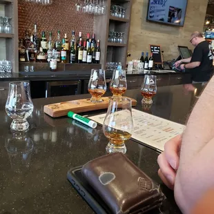 Whiskey tasting