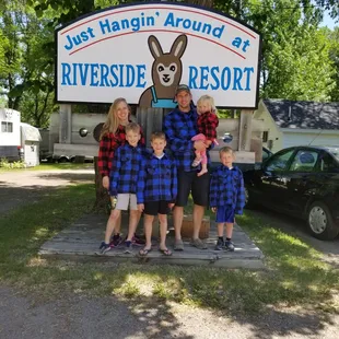 The DeRose's own Riverside Resort! They love serving their guests and doing everything they can to make sure everyone has a great vacation!